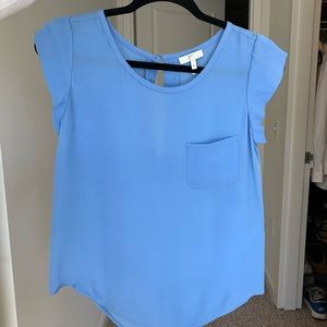 NWOT Joie baby blue blouse